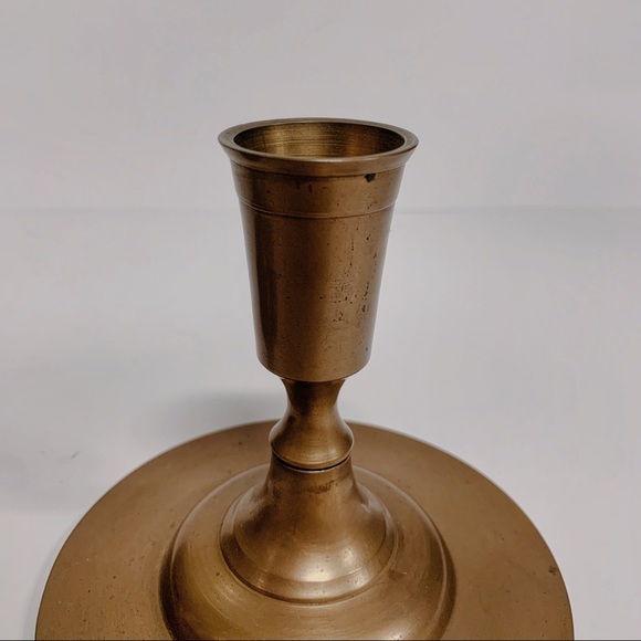 🎄Mid Century Modern Brass Candlestick Holders - Picture 10 of 11